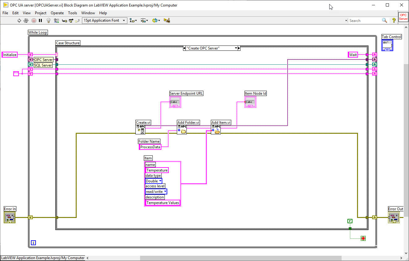 LabVIEW Application Examples